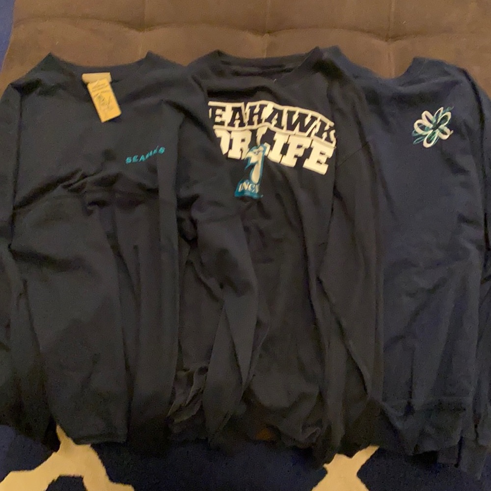Lot of UNCW long sleeved shirts